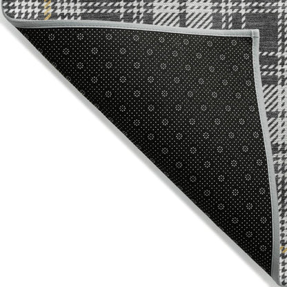 Aurora Charcoal Washable Indoor - Outdoor Rug - LOOMLAN - LOOMLAN Rugs - Outdoor Rugs