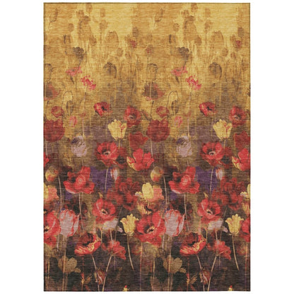 Aurora Gold Washable Indoor - Outdoor Rug - LOOMLAN - LOOMLAN Rugs - Outdoor Rugs