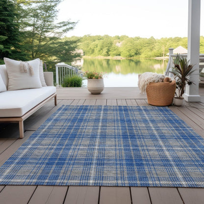 LOOMLAN Rugs Aurora Gray Washable Indoor-Outdoor Rug