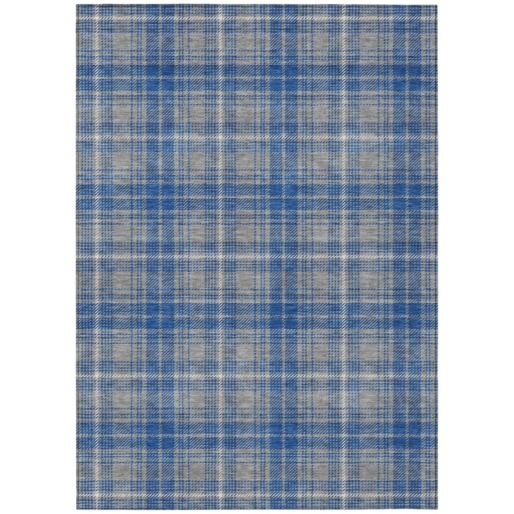 LOOMLAN Rugs Aurora Gray Washable Indoor-Outdoor Rug