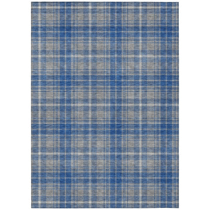 LOOMLAN Rugs Aurora Gray Washable Indoor-Outdoor Rug
