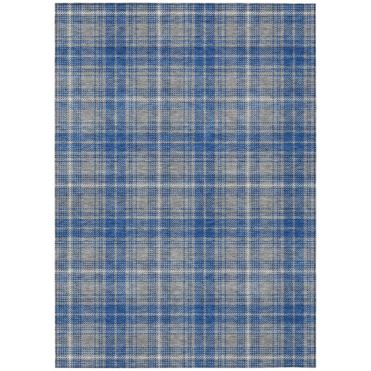 LOOMLAN Rugs Aurora Gray Washable Indoor-Outdoor Rug
