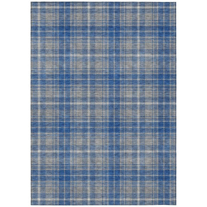 LOOMLAN Rugs Aurora Gray Washable Indoor-Outdoor Rug