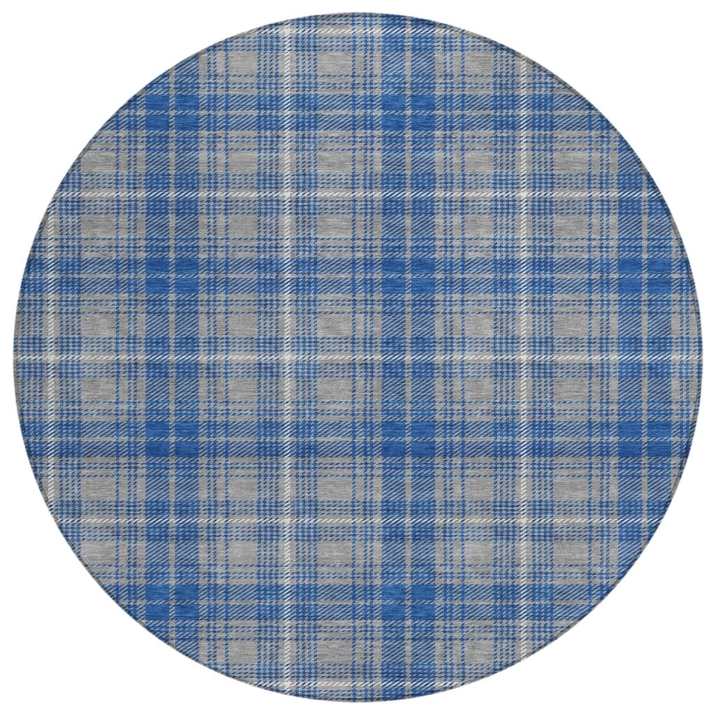 LOOMLAN Rugs Aurora Gray Washable Indoor-Outdoor Rug