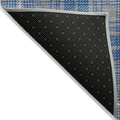LOOMLAN Rugs Aurora Gray Washable Indoor-Outdoor Rug