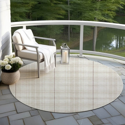 Aurora Ivory Washable Indoor - Outdoor Rug - LOOMLAN - LOOMLAN Rugs - Outdoor Rugs