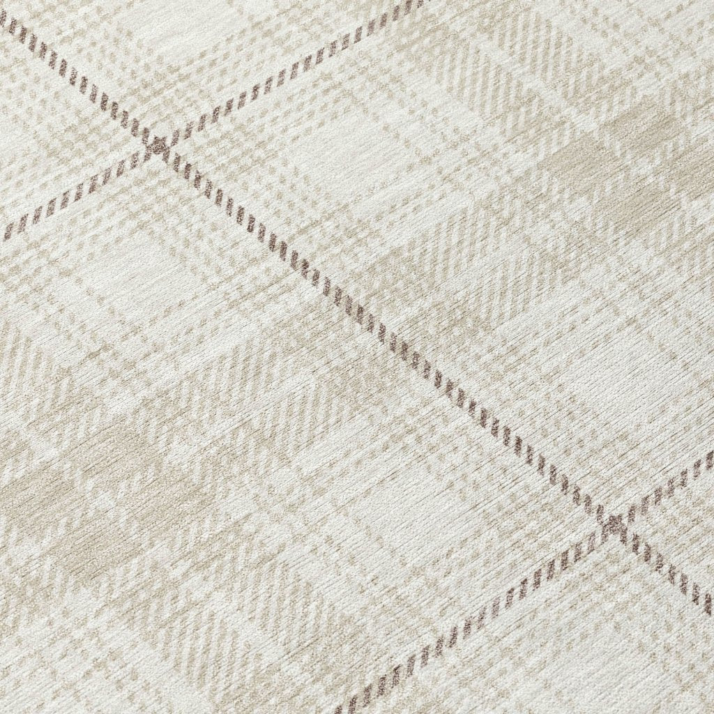 Aurora Ivory Washable Indoor - Outdoor Rug - LOOMLAN - LOOMLAN Rugs - Outdoor Rugs