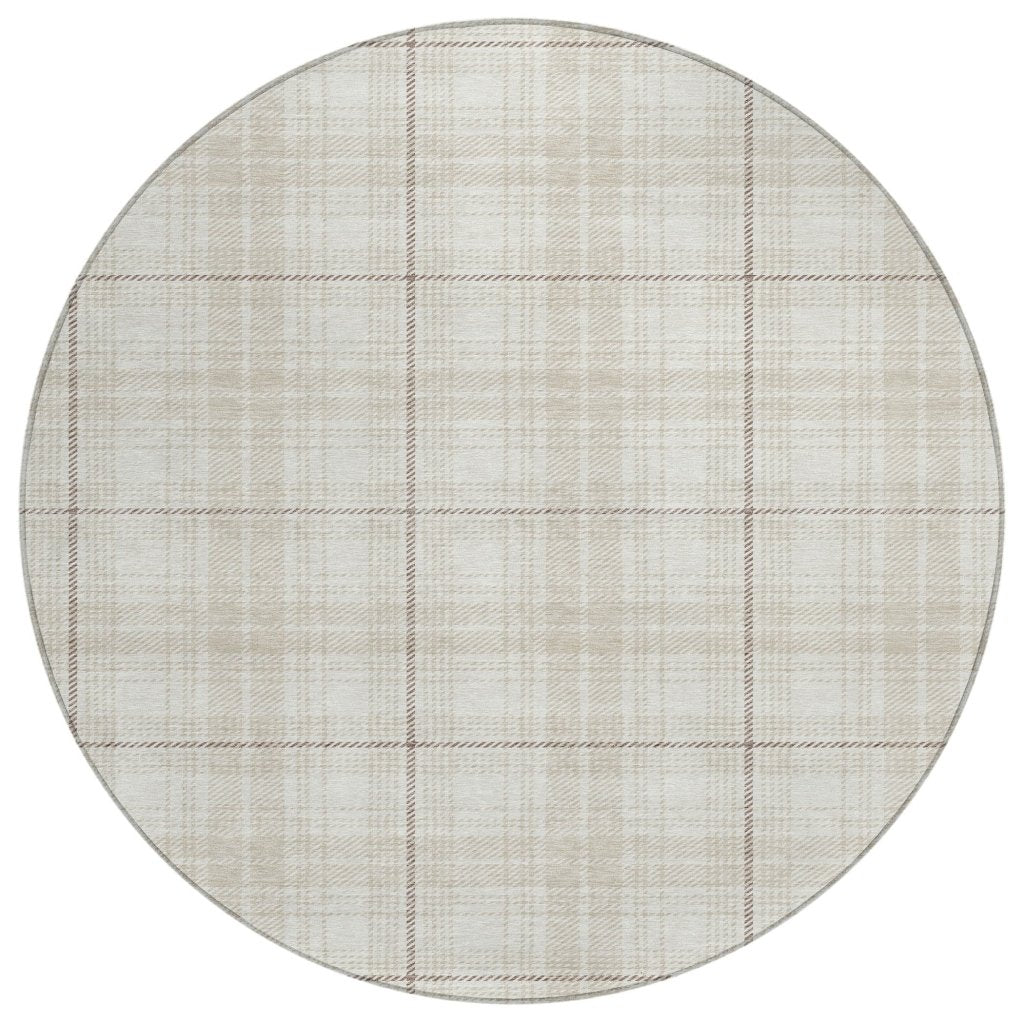 Aurora Ivory Washable Indoor - Outdoor Rug - LOOMLAN - LOOMLAN Rugs - Outdoor Rugs