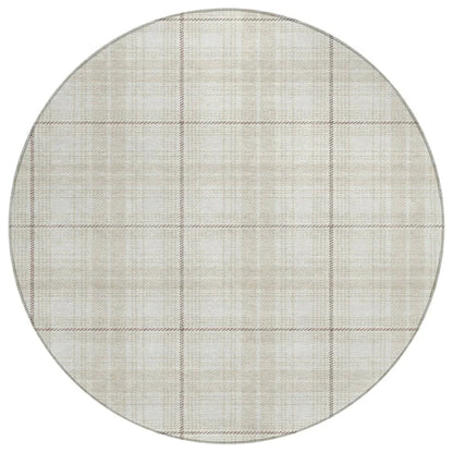 Aurora Ivory Washable Indoor-Outdoor Rug
