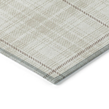 Aurora Ivory Washable Indoor - Outdoor Rug - LOOMLAN - LOOMLAN Rugs - Outdoor Rugs