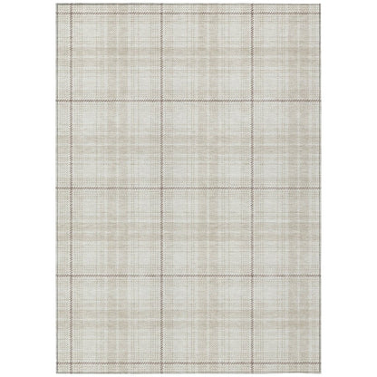 Aurora Ivory Washable Indoor - Outdoor Rug - LOOMLAN - LOOMLAN Rugs - Outdoor Rugs