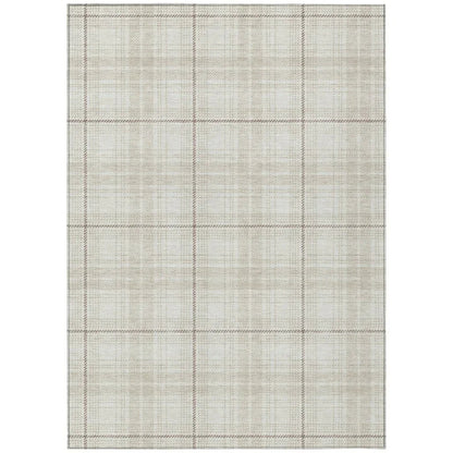 Aurora Ivory Washable Indoor-Outdoor Rug