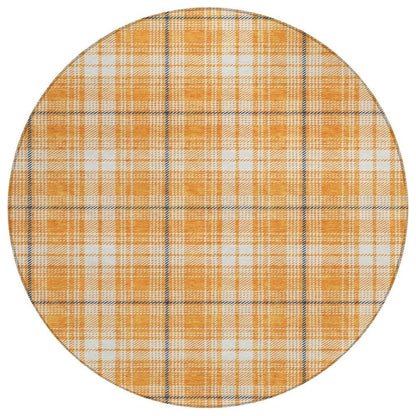 LOOMLAN Rugs Aurora Orange Washable Indoor-Outdoor Rug