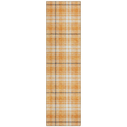 LOOMLAN Rugs Aurora Orange Washable Indoor-Outdoor Rug