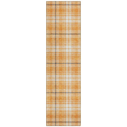 LOOMLAN Rugs Aurora Orange Washable Indoor-Outdoor Rug