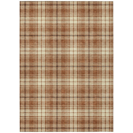 LOOMLAN Rugs Aurora Paprika Washable Indoor-Outdoor Rug