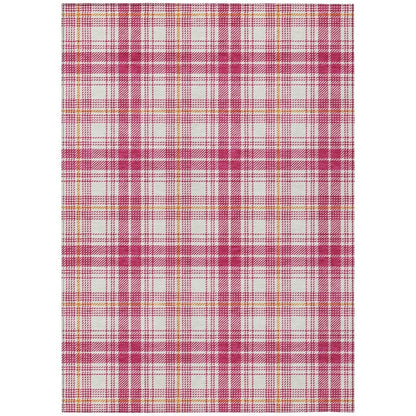 LOOMLAN Rugs Aurora Pink Washable Indoor-Outdoor Rug