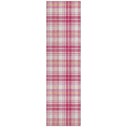 LOOMLAN Rugs Aurora Pink Washable Indoor-Outdoor Rug