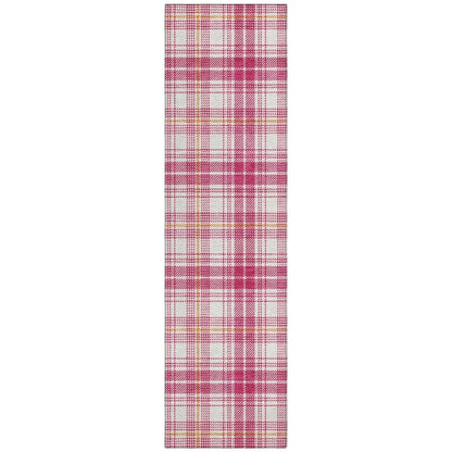 LOOMLAN Rugs Aurora Pink Washable Indoor-Outdoor Rug
