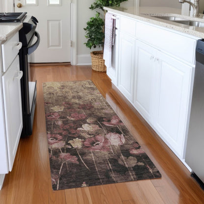 LOOMLAN Rugs Aurora Taupe Washable Indoor-Outdoor Rug