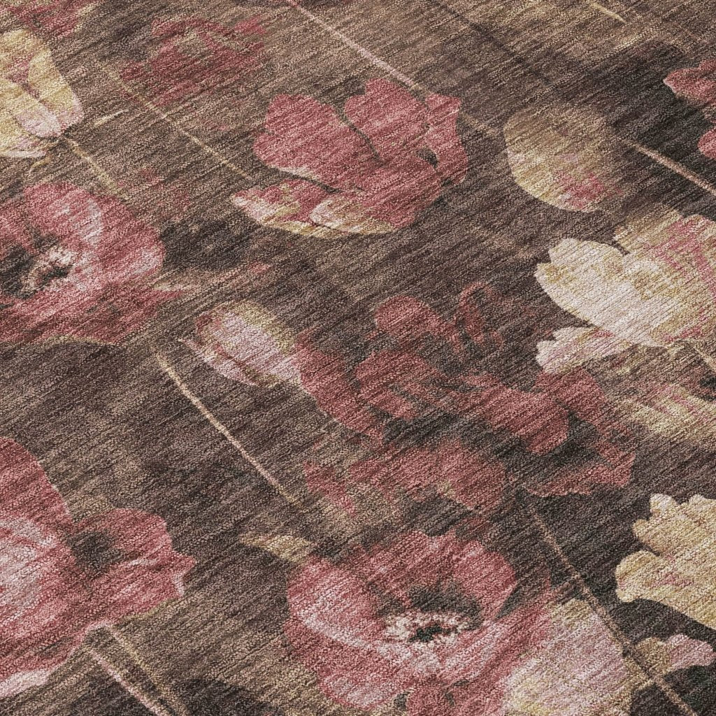 LOOMLAN Rugs Aurora Taupe Washable Indoor-Outdoor Rug