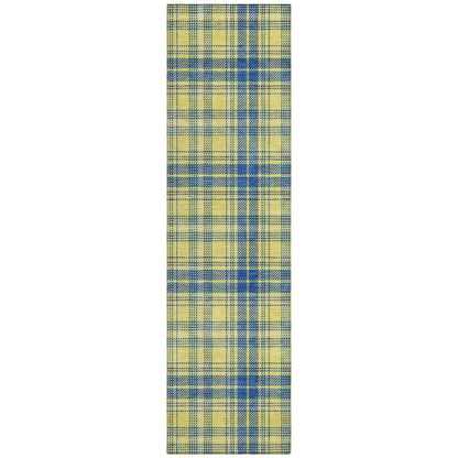 LOOMLAN Rugs Aurora Yellow Washable Indoor-Outdoor Rug