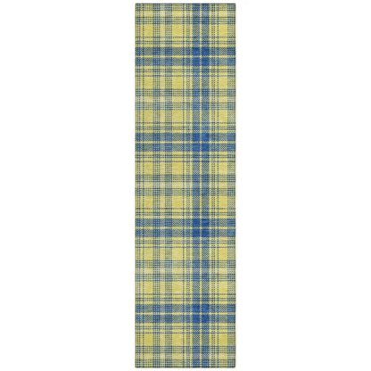 LOOMLAN Rugs Aurora Yellow Washable Indoor-Outdoor Rug