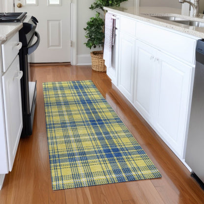 LOOMLAN Rugs Aurora Yellow Washable Indoor-Outdoor Rug