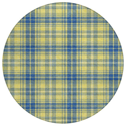 LOOMLAN Rugs Aurora Yellow Washable Indoor-Outdoor Rug