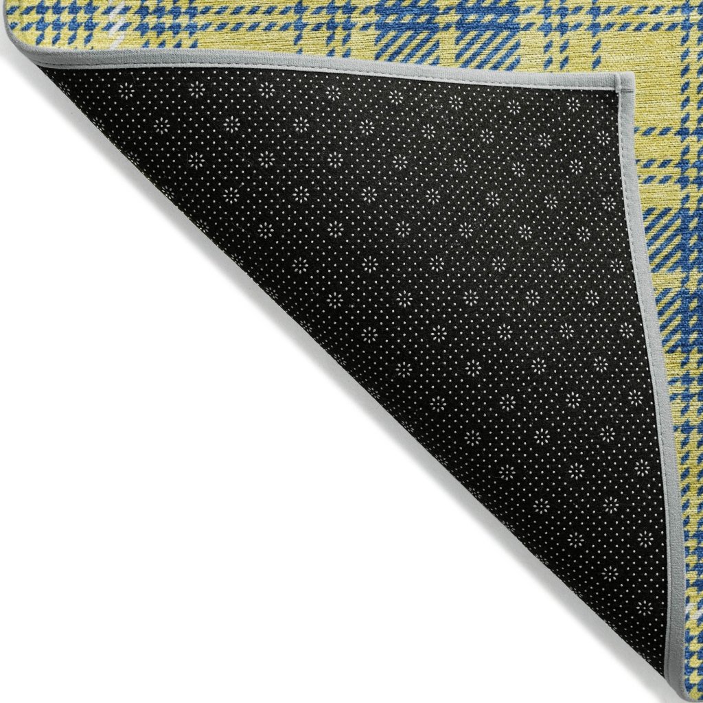 LOOMLAN Rugs Aurora Yellow Washable Indoor-Outdoor Rug