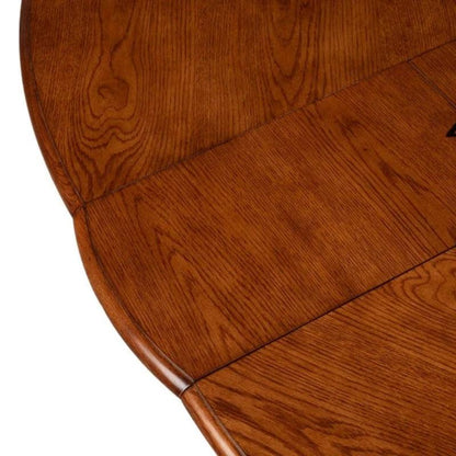 Austin Jupe Brown Round Dining Table - LOOMLAN - Sarreid - Dining Tables