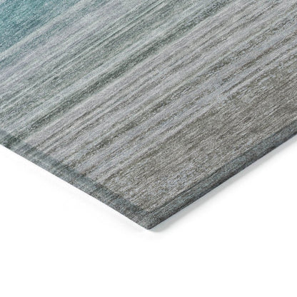 LOOMLAN Rugs Avanora Blue Washable Indoor-Outdoor Rug