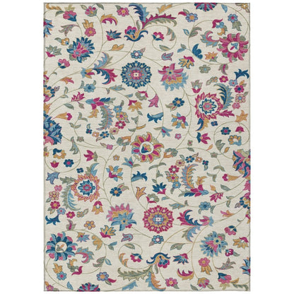 LOOMLAN Rugs Aveline Linen Washable Indoor-Outdoor Rug
