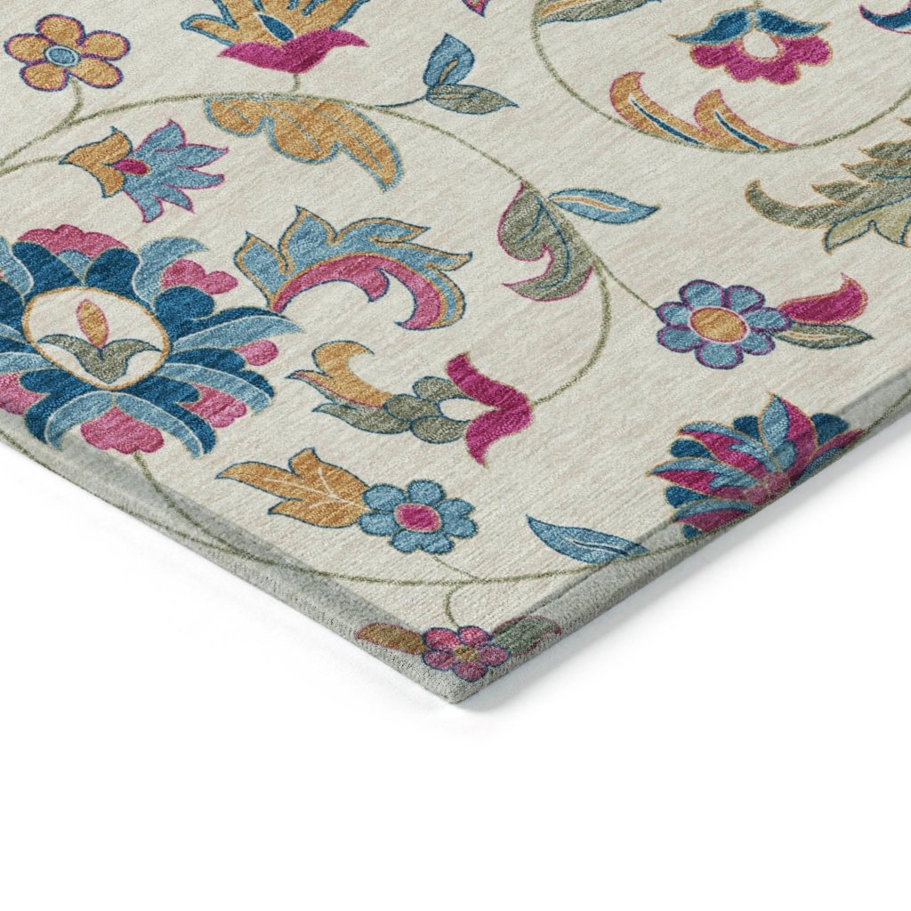 LOOMLAN Rugs Aveline Linen Washable Indoor-Outdoor Rug