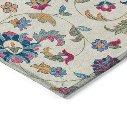 LOOMLAN Rugs Aveline Linen Washable Indoor-Outdoor Rug