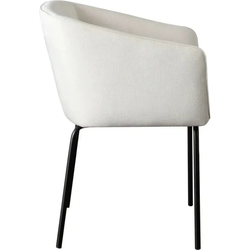 Diamond Sofa Avery Fabric Armless Dining Chair 2PC