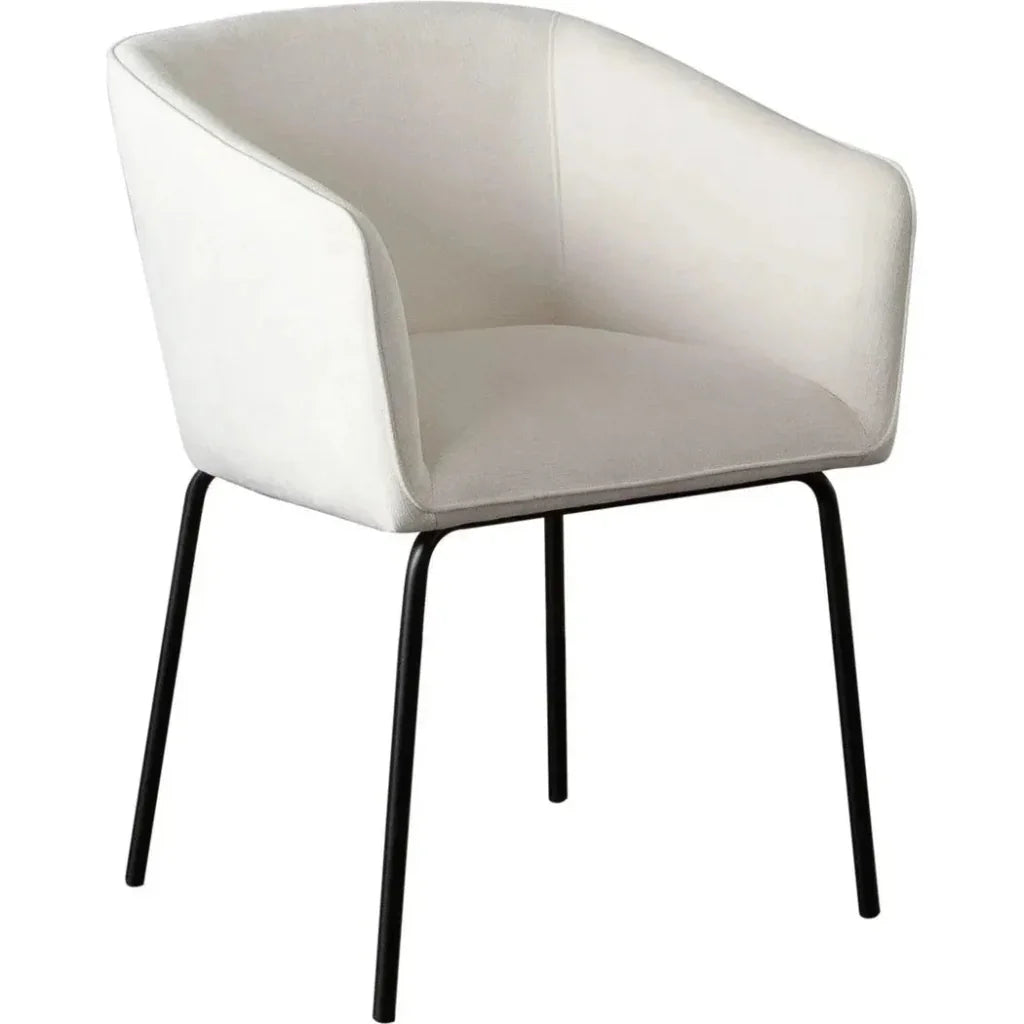 Diamond Sofa Avery Fabric Armless Dining Chair 2PC