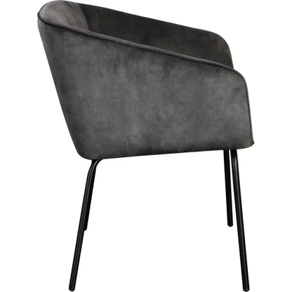 Diamond Sofa Avery Fabric Armless Dining Chair 2PC