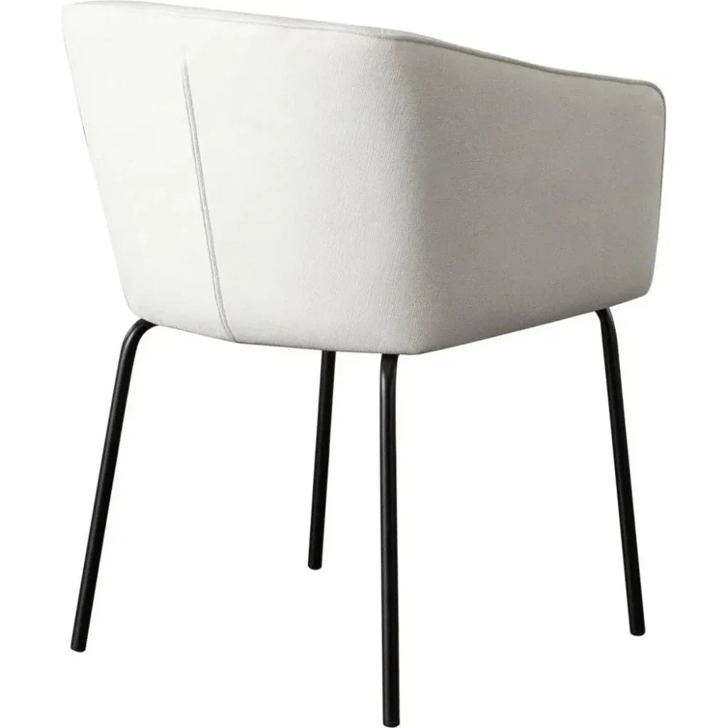 Diamond Sofa Avery Fabric Armless Dining Chair 2PC