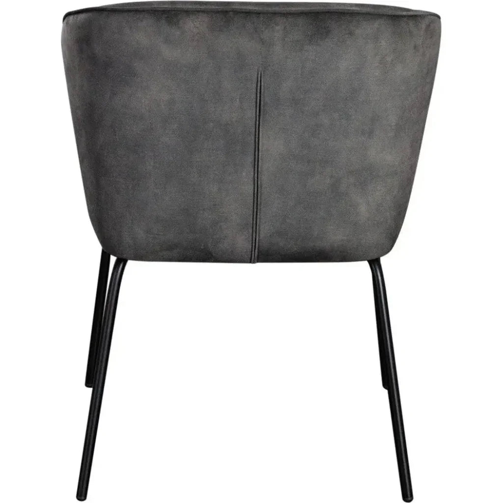 Diamond Sofa Avery Fabric Armless Dining Chair 2PC
