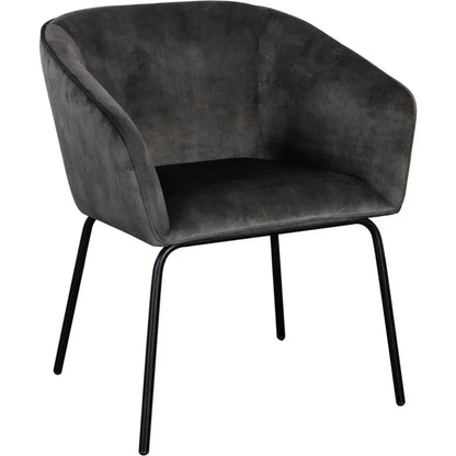 Diamond Sofa Avery Fabric Armless Dining Chair 2PC