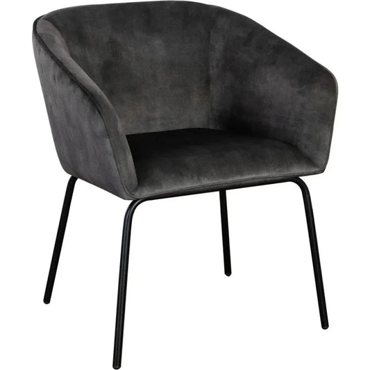 Diamond Sofa Avery Fabric Armless Dining Chair 2PC