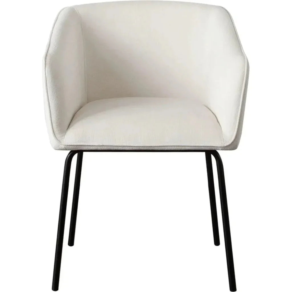 Diamond Sofa Avery Fabric Armless Dining Chair 2PC