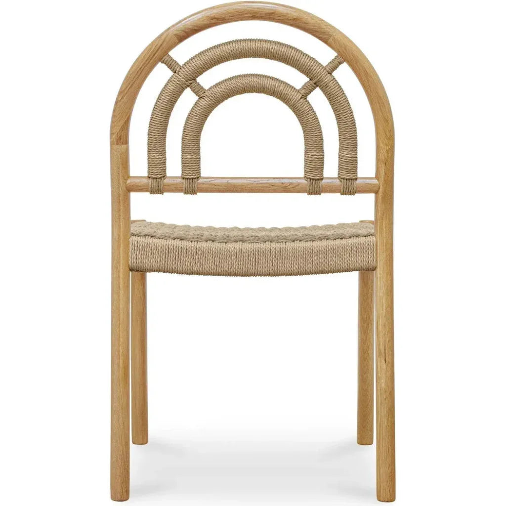 Avery Natural Solid & Paper Rope Dining Chair 2PC - LOOMLAN - Moe's Home - Dining Chairs