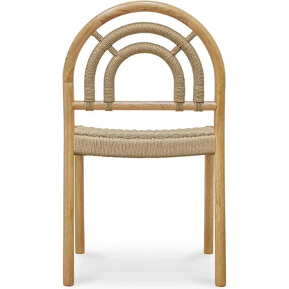 Avery Natural Solid & Paper Rope Dining Chair 2PC - LOOMLAN - Moe's Home - Dining Chairs