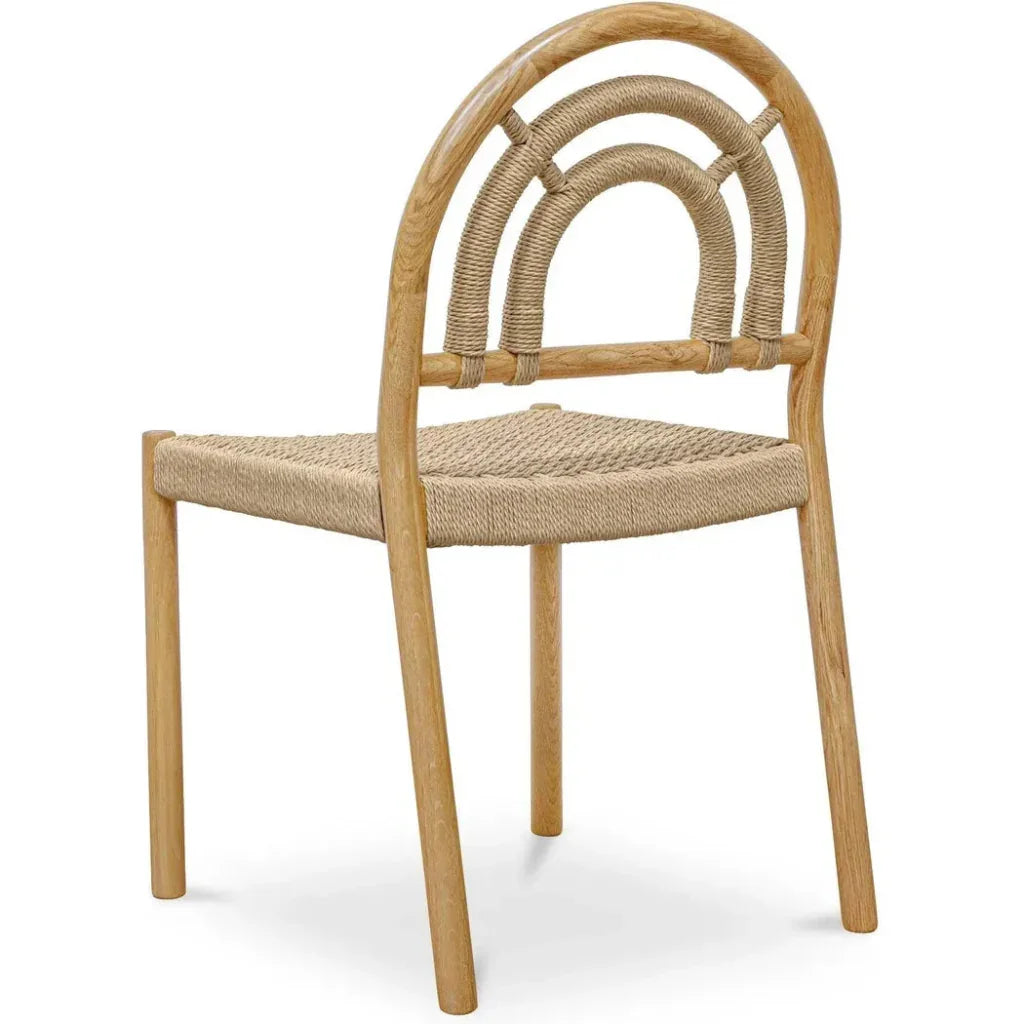 Avery Natural Solid & Paper Rope Dining Chair 2PC - LOOMLAN - Moe's Home - Dining Chairs