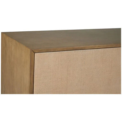 Chelsea House Avery Raffia Covered Brown Sideboard