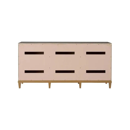 Chelsea House Avery Raffia Covered Brown Sideboard