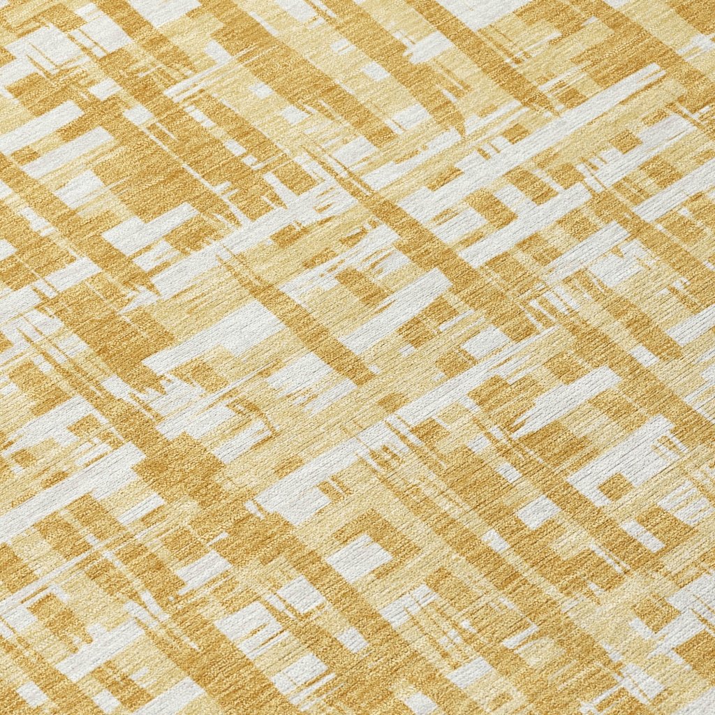 LOOMLAN Rugs Ayani Gold Washable Indoor-Outdoor Rug