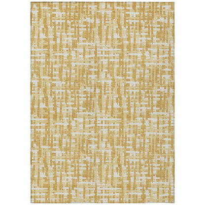 LOOMLAN Rugs Ayani Gold Washable Indoor-Outdoor Rug
